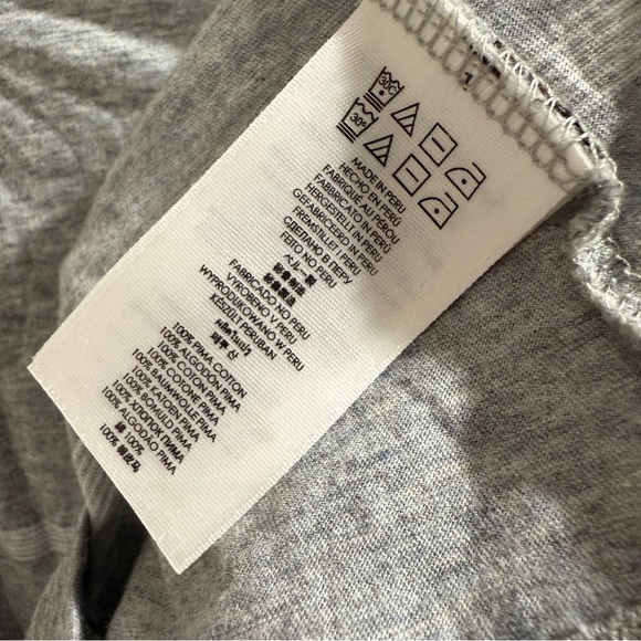 Michael Kors Gray with White Stripes - Size Large - Picture 5 of 5